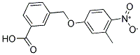 3-(3-METHYL-4-NITRO-PHENOXYMETHYL)-BENZOIC ACID Struktur