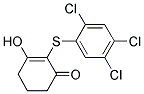 3-HYDROXY-2-[(2,4,5-TRICHLOROPHENYL)SULFANYL]CYCLOHEX-2-EN-1-ONE Struktur