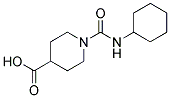 1-CYCLOHEXYLCARBAMOYL-PIPERIDINE-4-CARBOXYLIC ACID Struktur