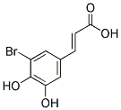 5-BROMO-3,4-DIHYDROXYCINNAMIC ACID Struktur