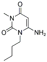 6-AMINO-1-BUTYL-3-METHYL-1H-PYRIMIDINE-2,4-DIONE Struktur