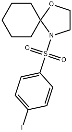 4-[(4-IODOPHENYL)SULFONYL]-1-OXA-4-AZASPIRO[4.5]DECANE Struktur