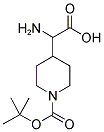 4-(AMINO-CARBOXY-METHYL)-PIPERIDINE-1-CARBOXYLIC ACID TERT-BUTYL ESTER Struktur