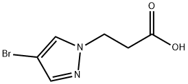 3-(4-BROMO-PYRAZOL-1-YL)-PROPIONIC ACID Struktur