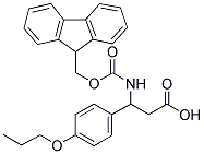 FMOC-DL-3-(4-PROPOXY-PHENYL)-3-AMINO-PROPIONIC ACID Struktur