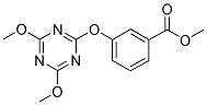 3-[(4,6-DIMETHOXYTRIAZIN-2-YL)OXY]BENZOIC ACID Struktur