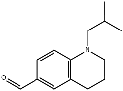 1-ISOBUTYL-1,2,3,4-TETRAHYDRO-6-QUINOLINECARBALDEHYDE Struktur