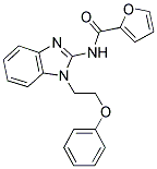 N-[1-(2-PHENOXYETHYL)-1H-BENZIMIDAZOL-2-YL]-2-FURAMIDE Struktur