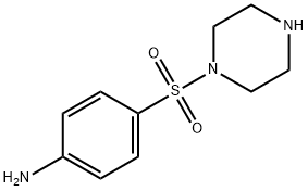 4-(PIPERAZIN-1-YLSULFONYL)ANILINE Struktur