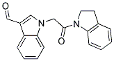 1-[2-(2,3-DIHYDRO-1H-INDOL-1-YL)-2-OXOETHYL]-1H-INDOLE-3-CARBALDEHYDE Struktur