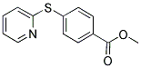 4-(PYRIDIN-2-YLTHIO)BENZOIC ACID, METHYL ESTER Struktur