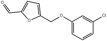 5-(3-CHLORO-PHENOXYMETHYL)-FURAN-2-CARBALDEHYDE Struktur