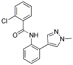 2-CHLORO-N-[2-(1-METHYL-1H-PYRAZOL-4-YL)PHENYL]BENZAMIDE Struktur