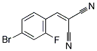 4-BROMO-2-FLUOROBENZALMALONONITRILE Struktur