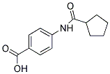 4-[(CYCLOPENTYLCARBONYL)AMINO]BENZOIC ACID Struktur