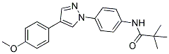 2,2-DIMETHYL-N-[4-(4-(4-METHOXYPHENYL)-1H-PYRAZOL-1-YL)PHENYL]PROPANAMIDE Struktur