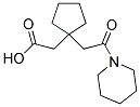 [1-(2-OXO-2-PIPERIDIN-1-YLETHYL)CYCLOPENTYL]ACETIC ACID Struktur