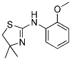 (4,4-DIMETHYL-4,5-DIHYDRO-THIAZOL-2-YL)-(2-METHOXY-PHENYL)-AMINE Struktur