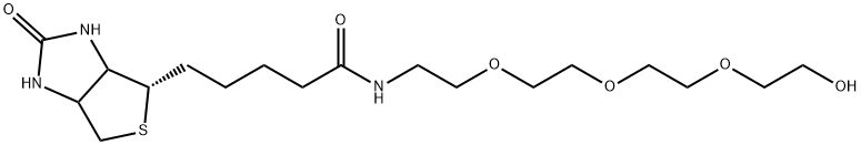 1-BIOTINYLAMINO-3,6,9-TRIOXAUNDECANE-11-OL Struktur