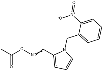 2-([(ACETYLOXY)IMINO]METHYL)-1-(2-NITROBENZYL)-1H-PYRROLE Struktur