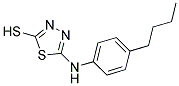 5-(4-BUTYL-PHENYLAMINO)-[1,3,4]THIADIAZOLE-2-THIOL Struktur