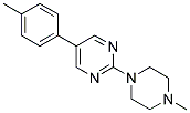 5-(4-METHYLPHENYL)-2-(4-METHYLPIPERAZIN-1-YL)PYRIMIDINE Struktur