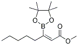 3-(4,4,5,5-TETRAMETHYL-1,3,2-DIOXABOROLAN-2-YL)METHYL-2-OCTENOATE Struktur