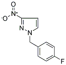 1-(4-FLUORO-BENZYL)-3-NITRO-1H-PYRAZOLE Struktur