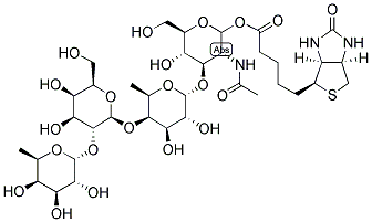 BIOTIN-LEWISY BLOOD GROUP TETRASACCHARIDE Struktur