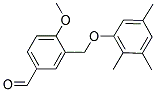 4METHOXY-3-[(2,3,5-TRIMETHYLPHENOXY)METHYL]BENZALDEHYDE Struktur