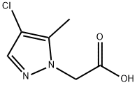 (4-CHLORO-5-METHYL-PYRAZOL-1-YL)-ACETIC ACID Struktur