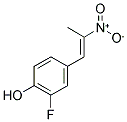 1-(3-FLUORO-4-HYDROXYPHENYL)-2-NITROPROPENE Struktur