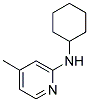 CYCLOHEXYL-(4-METHYL-PYRIDIN-2-YL)-AMINE Struktur