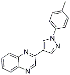 2-[1-(4-METHYLPHENYL)-1H-PYRAZOL-4-YL]QUINOXALINE Struktur