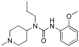 N'-(2-METHOXYPHENYL)-N-(1-METHYLPIPERIDIN-4-YL)-N-PROPYLUREA Struktur