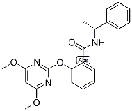 N-[(R)-ALPHA-METHYLBENZYL]-2-[(4,6-DIMETHOXYPYRIMIDIN-2-YL)OXY]BENZAMIDE Struktur