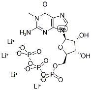 N1-METHYLGUANOSINE-5'-TRIPHOSPHATE LITHIUM SALT Struktur