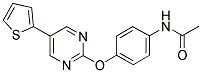 N-(4-[(5-THIEN-2-YLPYRIMIDIN-2-YL)OXY]PHENYL)ACETAMIDE Struktur