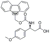 FMOC-(S)-3-AMINO-3-(4-METHOXY-PHENYL)-PROPIONIC ACID Struktur