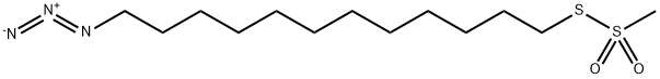 12-AZIDODODECYLMETHANETHIOSULFONATE Struktur