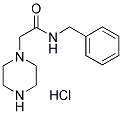 PIPERAZINO-ACETIC ACID-BENZYLAMIDE HYDROCHLORIDE Struktur