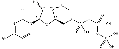 3'-O-METHYLCYTIDINE-5'-TRIPHOSPHATE LITHIUM SALT Struktur