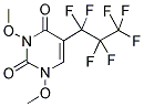 1,3-DIMETHOXY-5-HEPTAFLUOROPROPYLURACIL Struktur