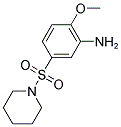 2-METHOXY-5-(PIPERIDINE-1-SULFONYL)-PHENYLAMINE Struktur