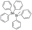 TRIPHENYL STANNYL DIPHENYL METHYL SILANE Struktur