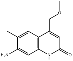 7-AMINO-4-METHOXYMETHYL-6-METHYL-1H-QUINOLIN-2-ONE Struktur