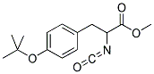 3-(4-TERT-BUTOXY-PHENYL)-2-ISOCYANATO-PROPIONIC ACID METHYL ESTER Struktur