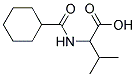 2-[(CYCLOHEXYLCARBONYL)AMINO]-3-METHYLBUTANOIC ACID Struktur