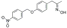 (4-(P-NITROBENZYLOXY)PHENYL)ACETONE OXIME Struktur