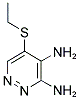 5-(ETHYLSULFANYL)PYRIDAZINE-3,4-DIAMINE Struktur